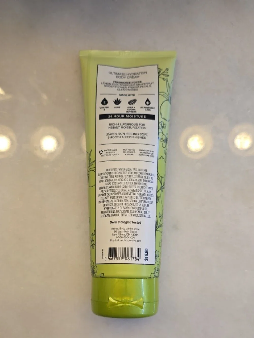 Bath & Body Works (BBW) White Citrus Body Cream